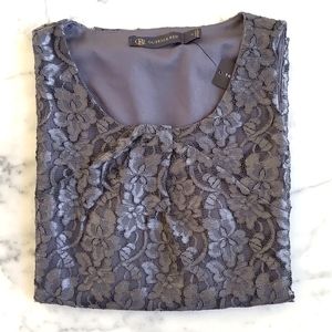 NWT. The Limited 100% Nylon All Lace Sleeveless Blouse with Full Lining.